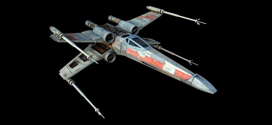 Истребитель X-Wing из «Звездных войн»