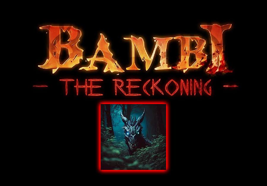 Изображение Бэмби и первый постер фильма Bambi: The Reckoning