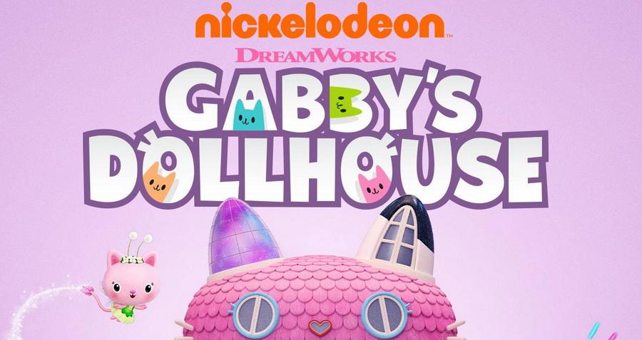 Постер детского сериала Gabby’s Dollhouse от Netflix